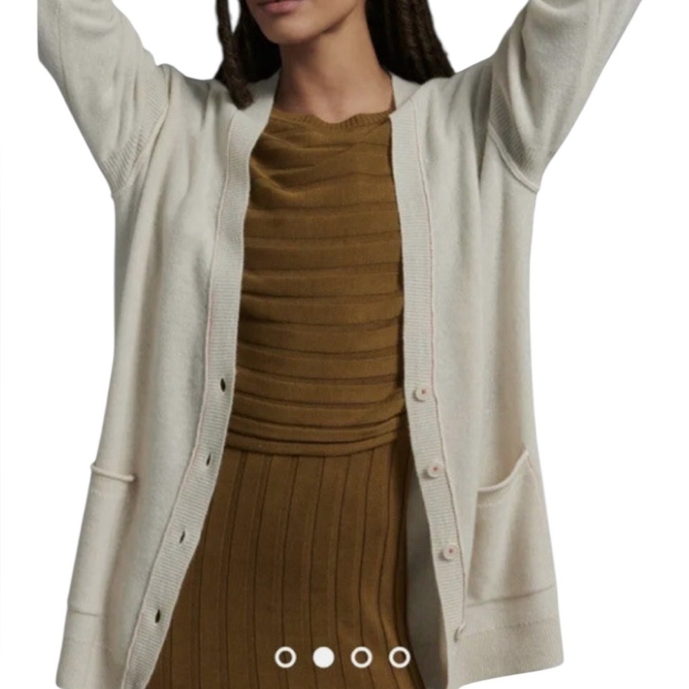 Anthropologie Pilcro Cashmere Kelly Boyfriend Cardigan